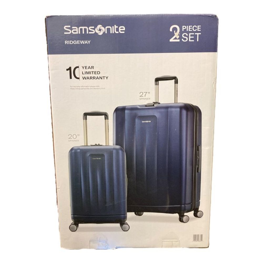 Samsonite Ridgeway Hardside 2-Piece Spinner Luggage Set - Navy